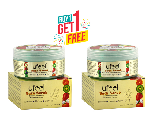 Fruit & Sugar Bath Scrub (250gm) BUY 1 GET 1